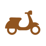 Foto de logo de moto en marrón