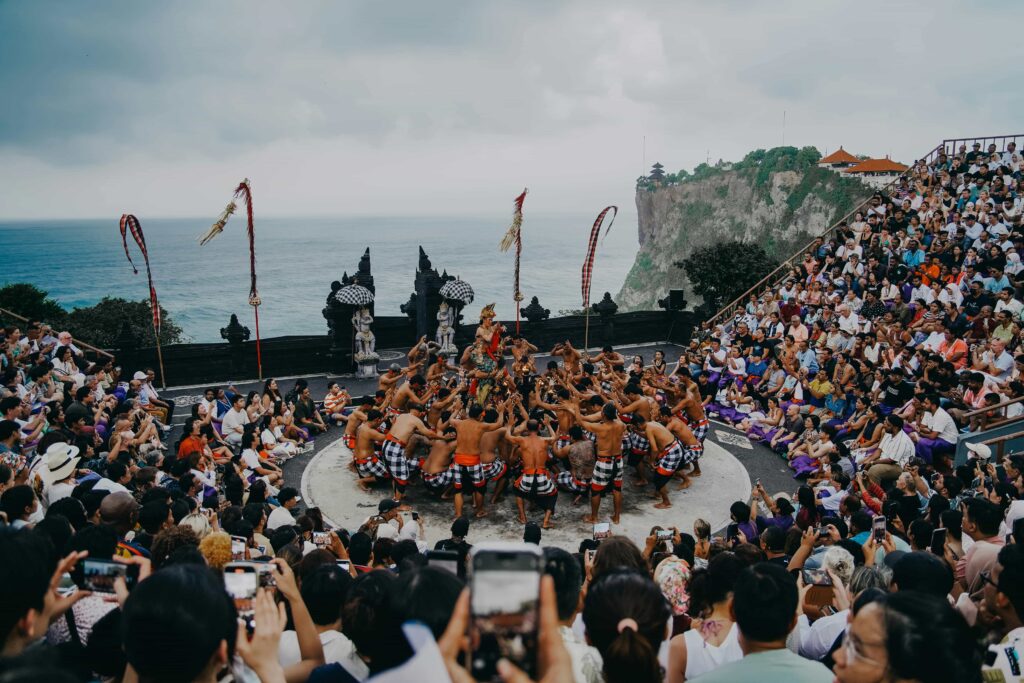 Foto de la danza Kecak en Uluwatu